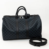 Louis Vuitton Damier Cobalt Keepall Bandouliere 45