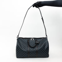 Louis Vuitton Damier Cobalt Keepall Bandouliere 45