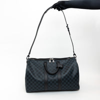 Louis Vuitton Damier Cobalt Keepall Bandouliere 45