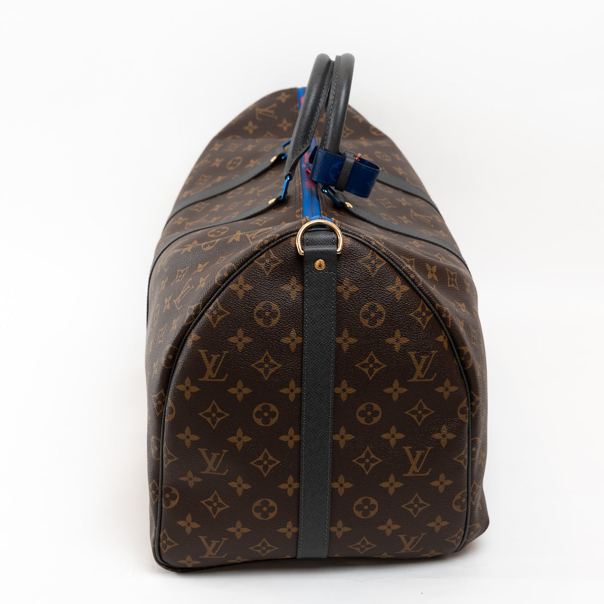 Louis Vuitton Brown Monogram Canvas Taiga Outdoor Keepall Bandouliere 55