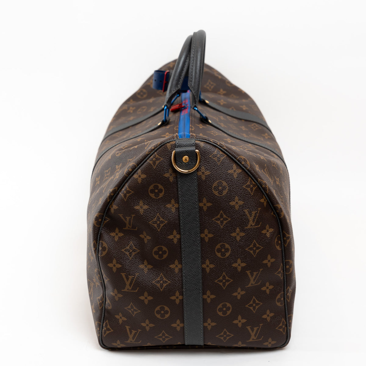 Louis Vuitton Brown Monogram Canvas Taiga Outdoor Keepall Bandouliere 55