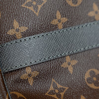 Louis Vuitton Brown Monogram Canvas Taiga Outdoor Keepall Bandouliere 55