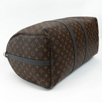 Louis Vuitton Brown Monogram Canvas Taiga Outdoor Keepall Bandouliere 55