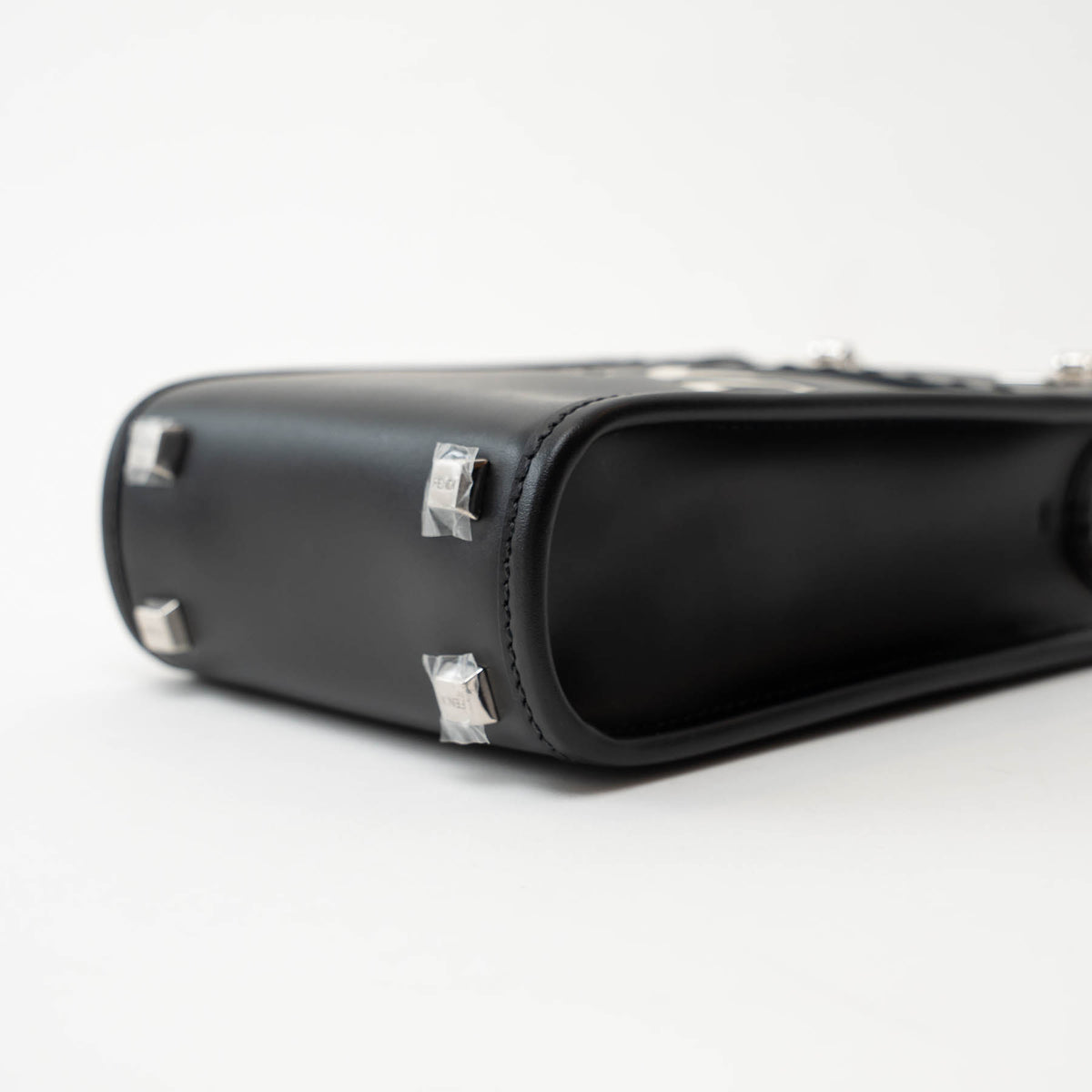 Fendi Black Leather Mini Sunshine Tote