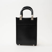 Fendi Black Leather Mini Sunshine Tote
