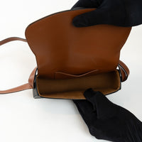 Celine Brown Monogram Canvas Triomphe Tabou Shoulder Bag