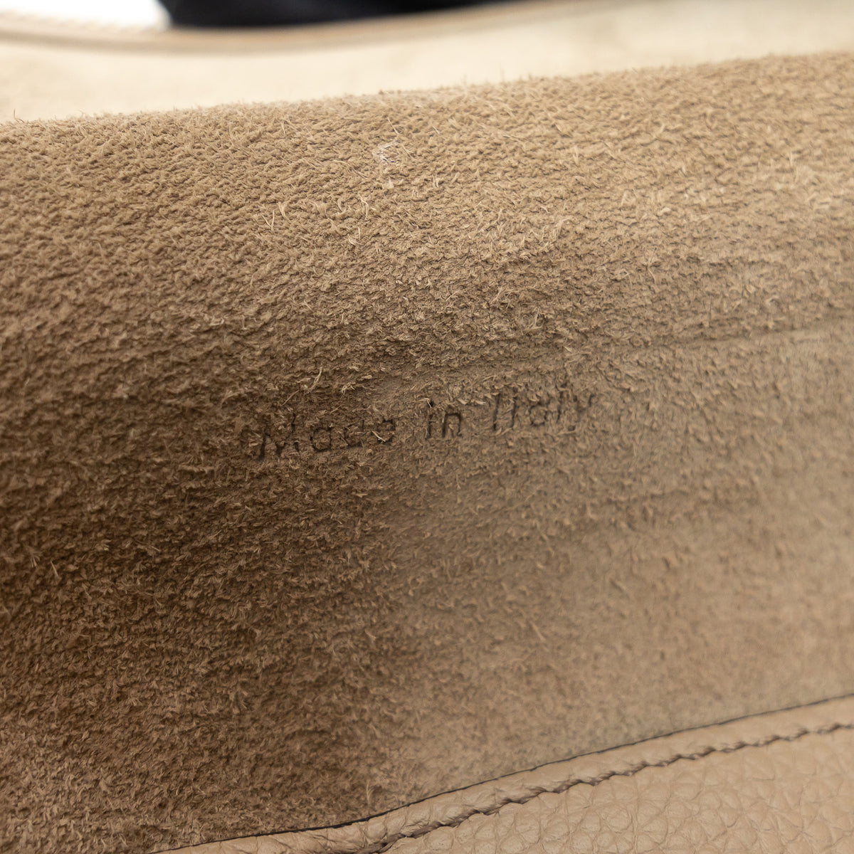 Celine Tan Grained Leather Belt Bag