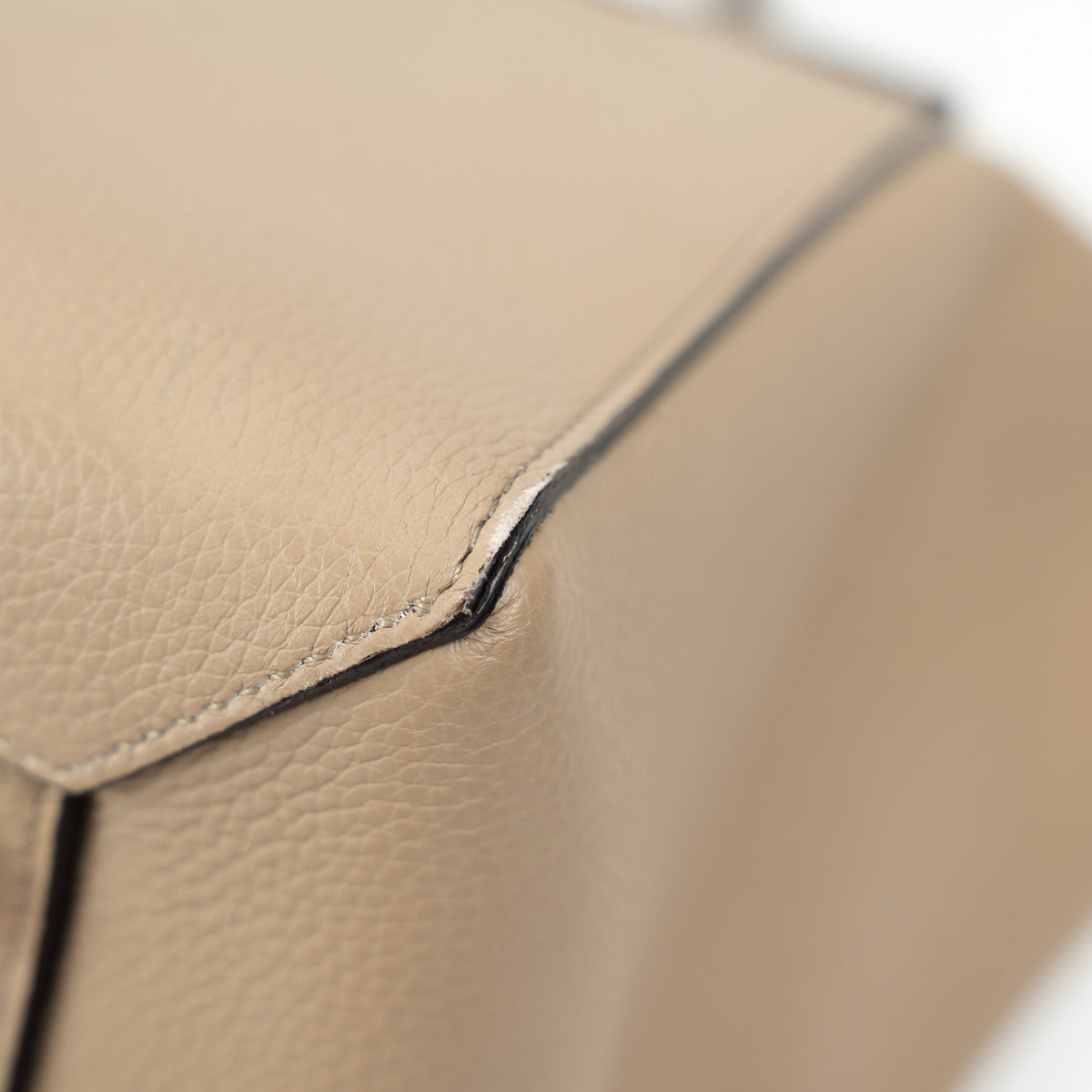 Celine Tan Grained Leather Belt Bag