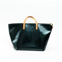 Louis Vuitton Green Vernis Monogram Leather Bellevue GM Tote