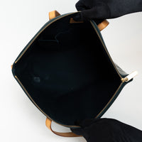 Louis Vuitton Green Vernis Monogram Leather Bellevue GM Tote