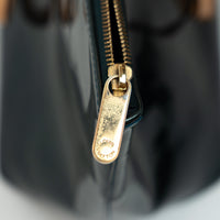 Louis Vuitton Green Vernis Monogram Leather Bellevue GM Tote