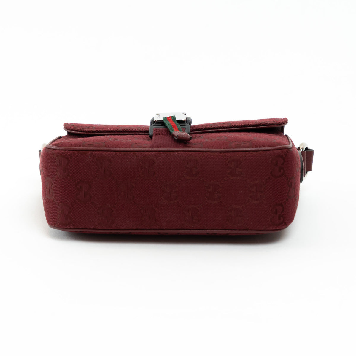 Gucci Burgundy GG Supreme Monogram Canvas Messenger Bag