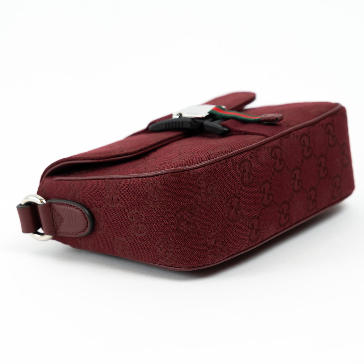 Gucci Burgundy GG Supreme Monogram Canvas Messenger Bag