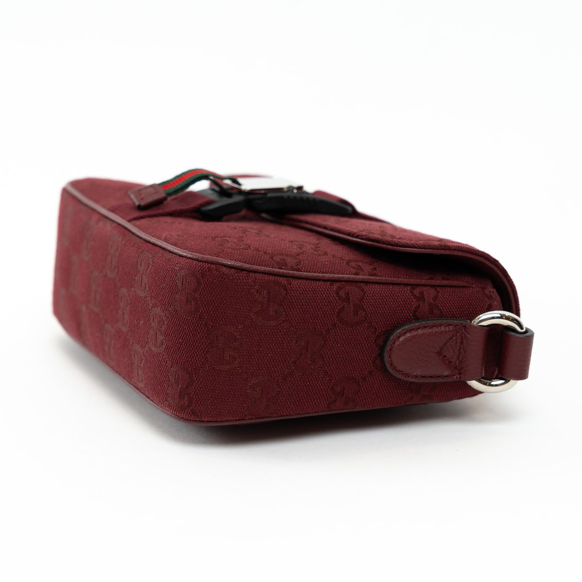 Gucci Burgundy GG Supreme Monogram Canvas Messenger Bag