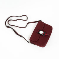 Gucci Burgundy GG Supreme Monogram Canvas Messenger Bag