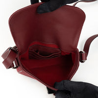 Gucci Burgundy GG Supreme Monogram Canvas Messenger Bag