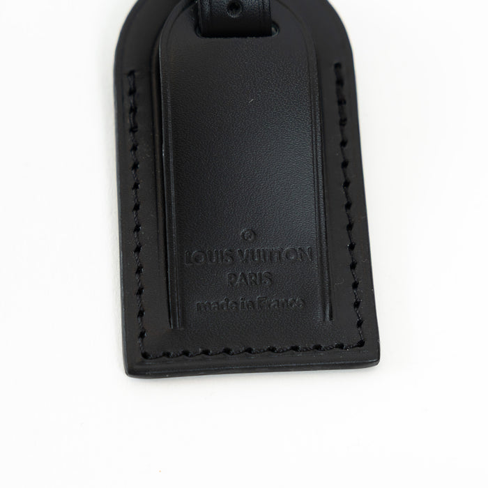 Louis Vuitton Grained Leather Luggage Tag