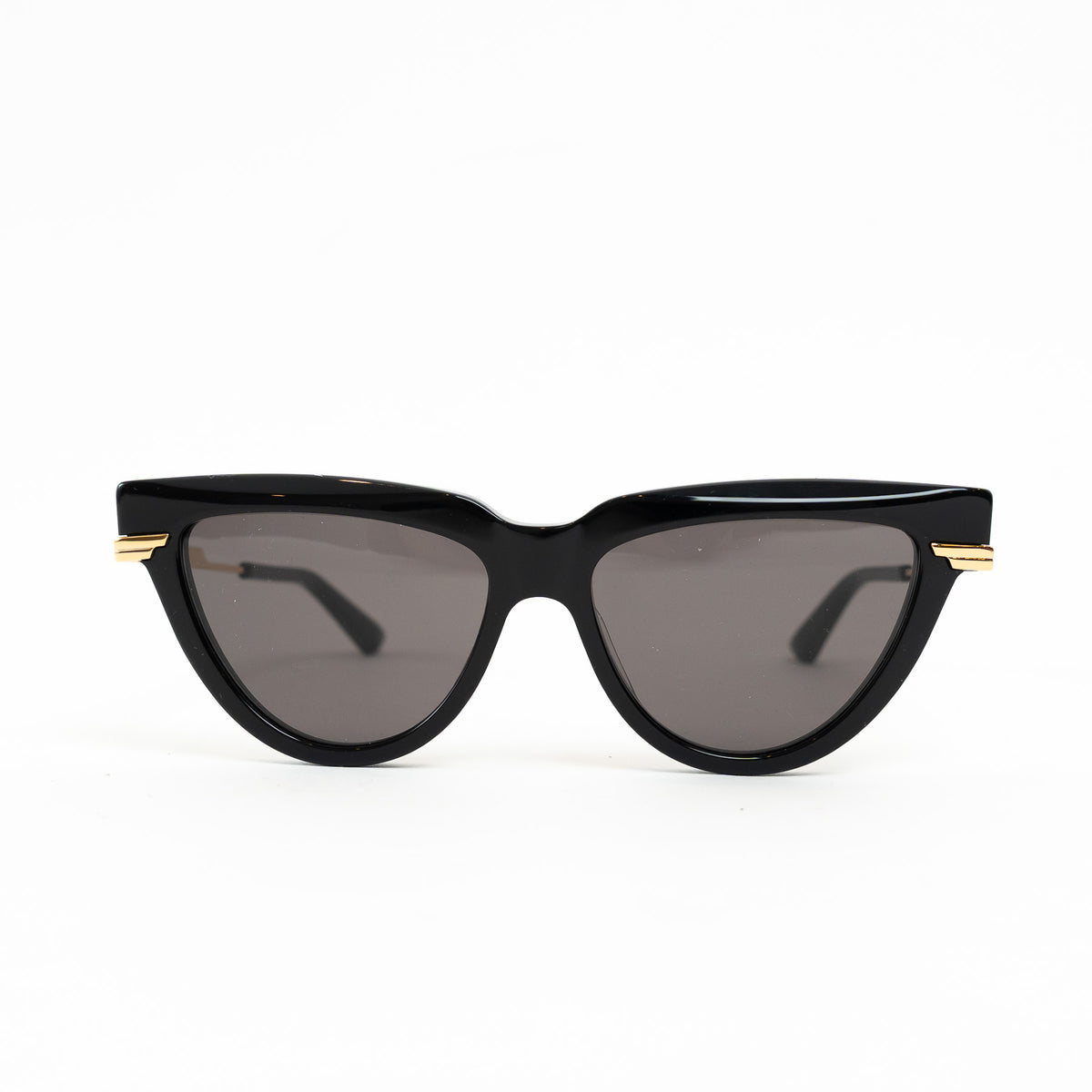 Bottega Veneta Black Cateye Sunglasses