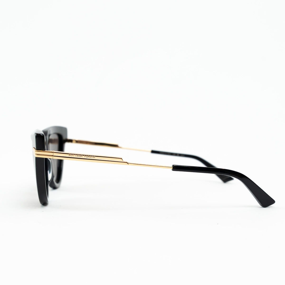 Bottega Veneta Black Cateye Sunglasses