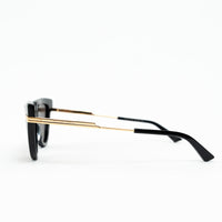 Bottega Veneta Black Cateye Sunglasses