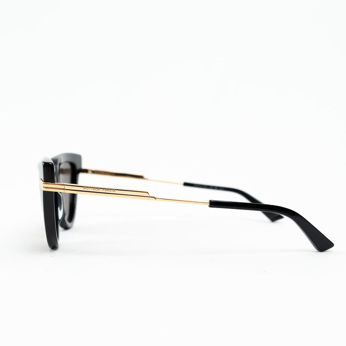 Bottega Veneta Black Cateye Sunglasses