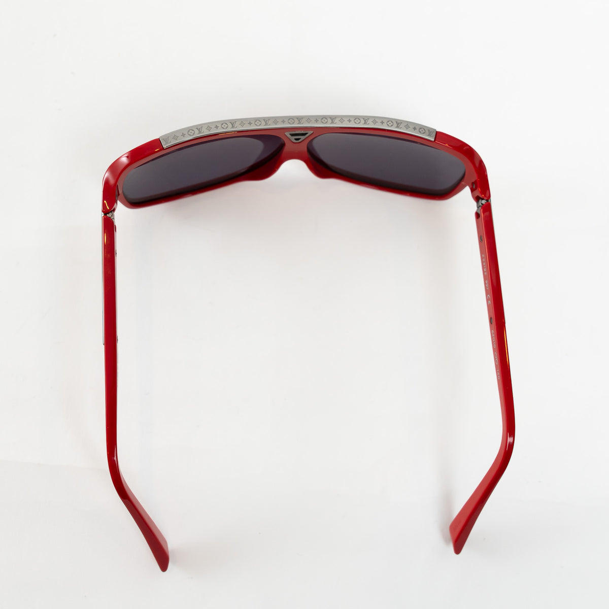 Louis Vuitton Gunmetal Red Evidence Sunglasses
