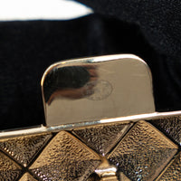 Pre-Loved Chanel™ Gold Tone Faux Pearl Flap Bag Necklace