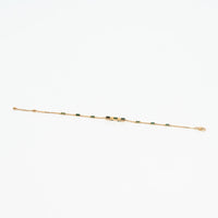 Gucci 18k Gold Link to Love Bracelet with Green Tourmaline