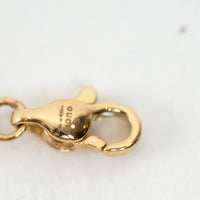 Gucci 18k Gold Link to Love Bracelet with Green Tourmaline