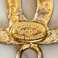 Pre-Loved Chanel™ Gold Tone Crystal Drop Earrings