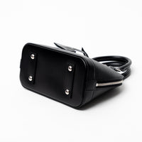 Louis Vuitton Black Epi Leather BB Alma Handbag with Guitar Strap