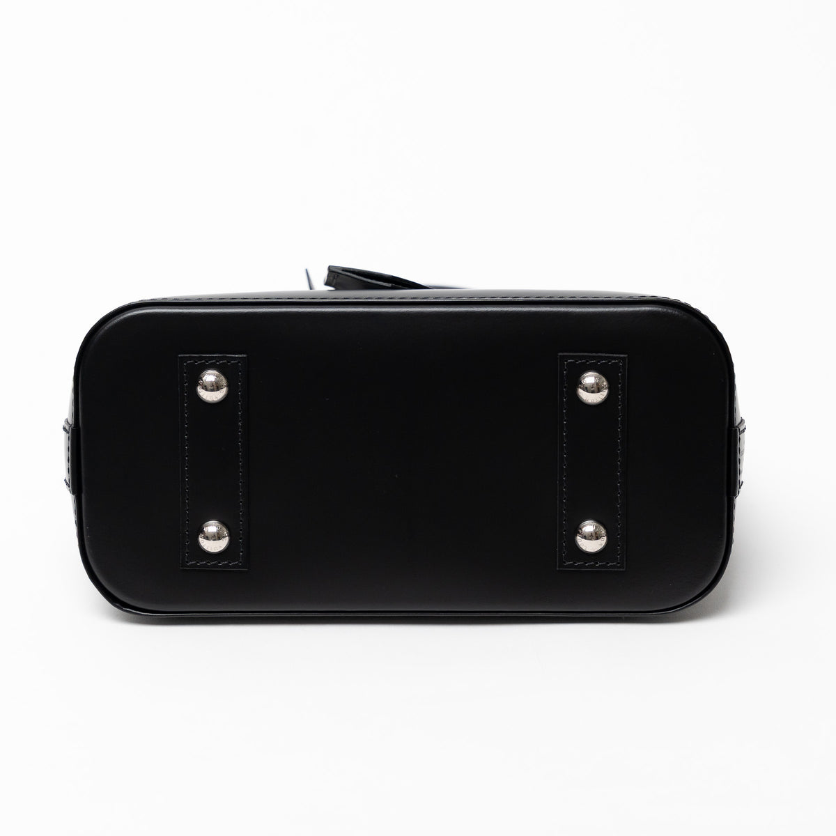 Louis Vuitton Black Epi Leather BB Alma Handbag with Guitar Strap