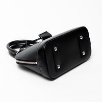 Louis Vuitton Black Epi Leather BB Alma Handbag with Guitar Strap