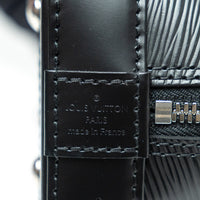 Louis Vuitton Black Epi Leather BB Alma Handbag with Guitar Strap