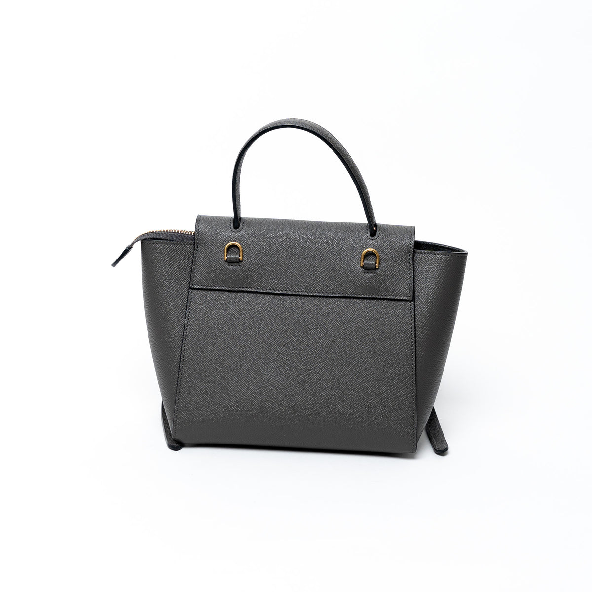 Celine Grey Calfskin Leather Nano Belt Bag