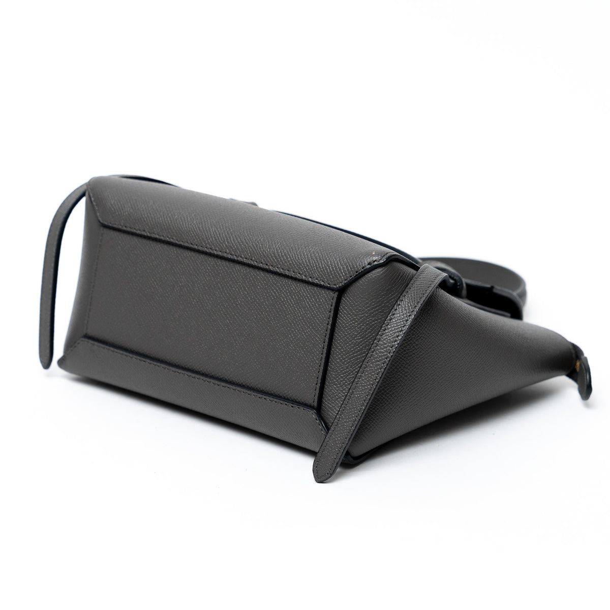 Celine Grey Calfskin Leather Nano Belt Bag