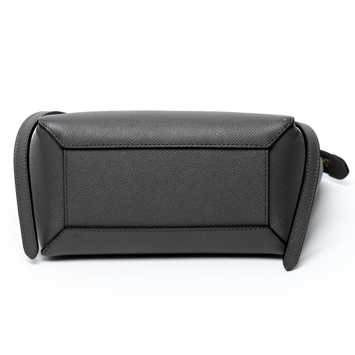 Celine Grey Calfskin Leather Nano Belt Bag