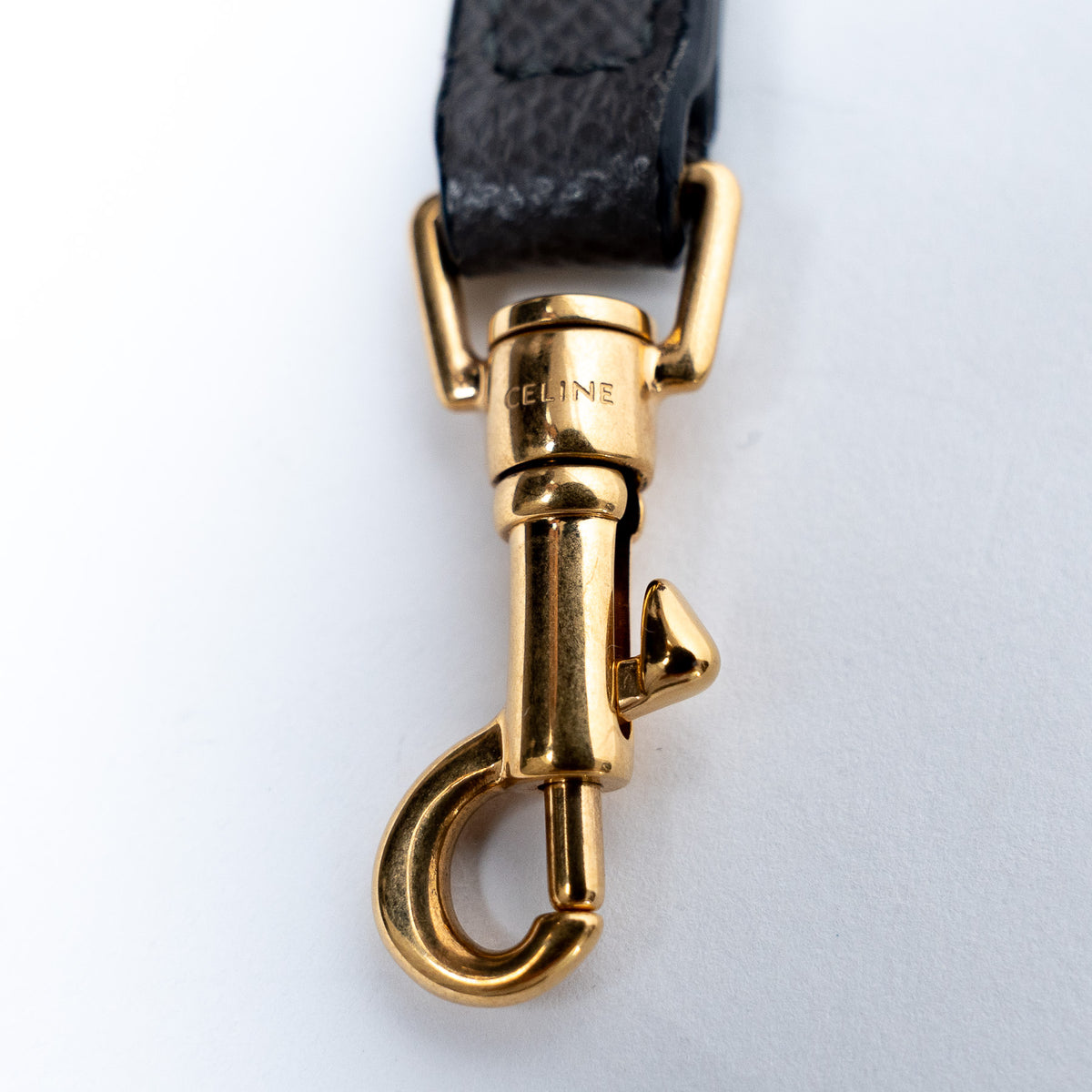 Celine Grey Calfskin Leather Nano Belt Bag