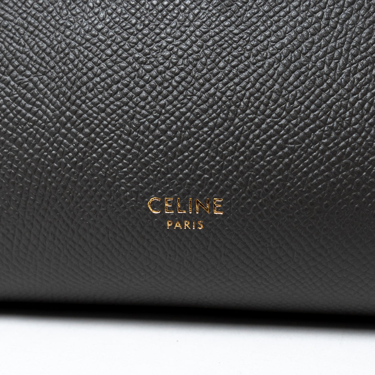 Celine Grey Calfskin Leather Nano Belt Bag