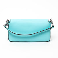 Fendi x Tiffany & Co. Tiffany Blue Calfskin Leather Medium Baguette Shoulder Bag