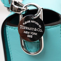 Fendi x Tiffany & Co. Tiffany Blue Calfskin Leather Medium Baguette Shoulder Bag