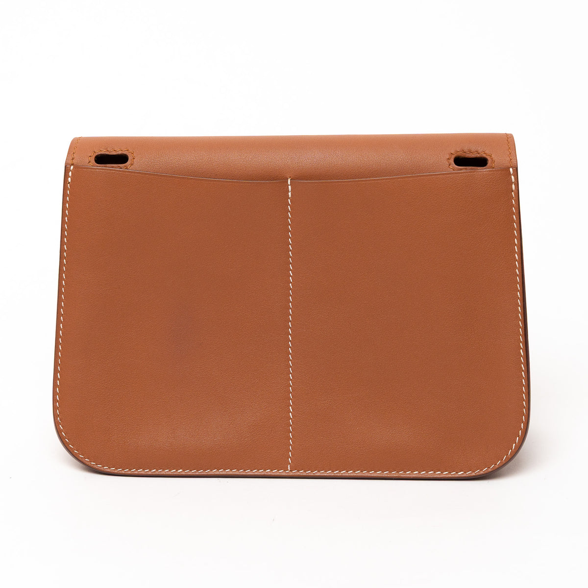 Hermes Gold Swift Leather Halzan Mini Bag 22