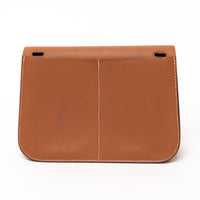 Hermes Gold Swift Leather Halzan Mini Bag 22