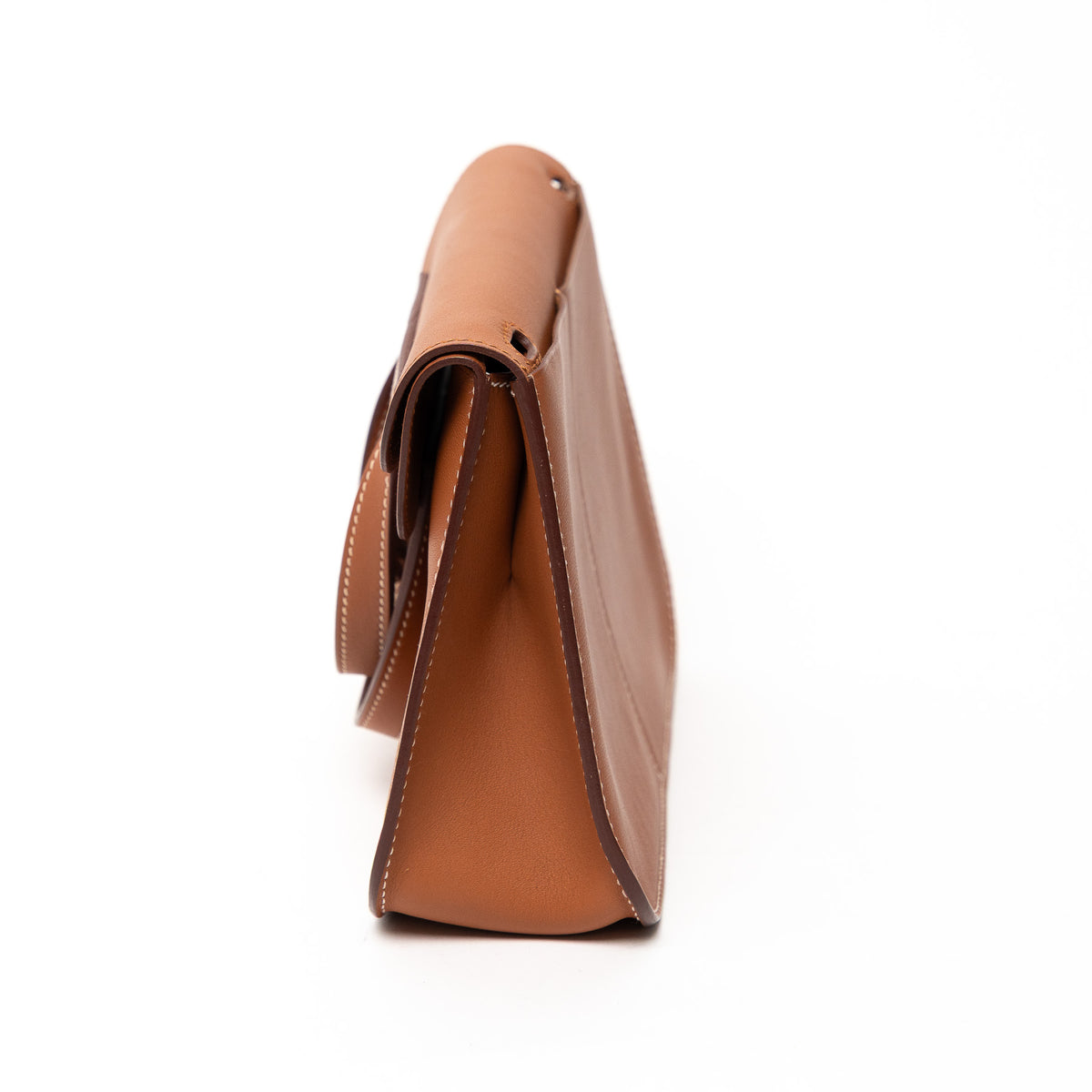 Hermes Gold Swift Leather Halzan Mini Bag 22