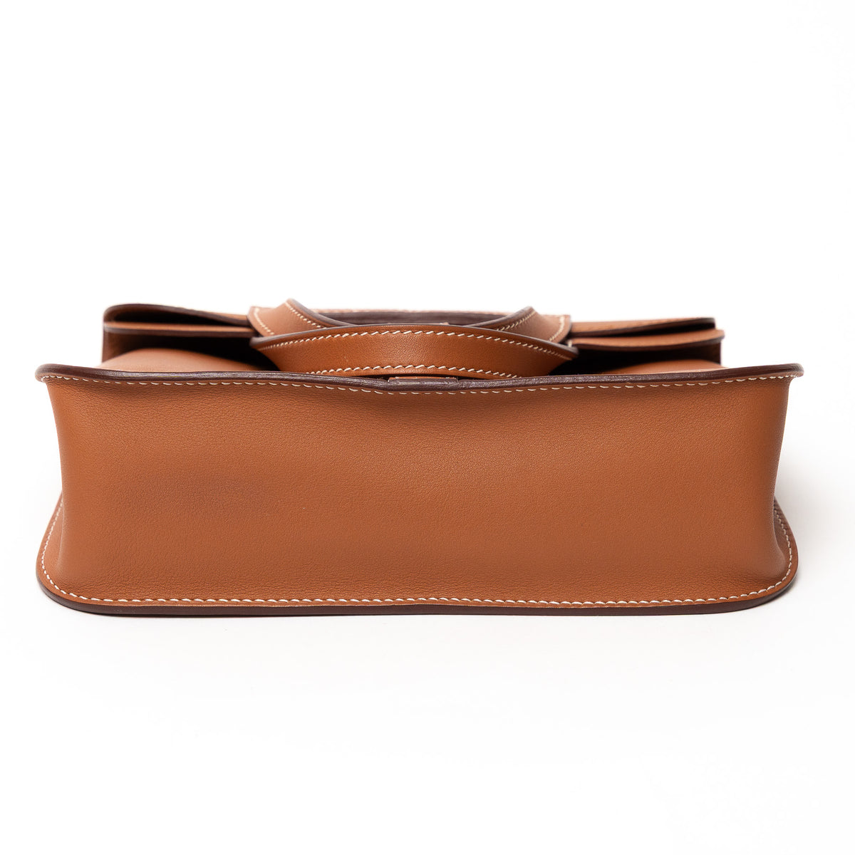 Hermes Gold Swift Leather Halzan Mini Bag 22