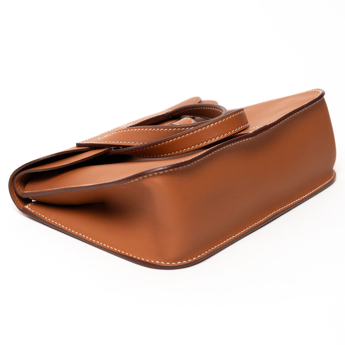 Hermes Gold Swift Leather Halzan Mini Bag 22