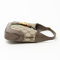 Gucci x Balenciaga BB Supreme Monogram Canvas The Hacker Project Jackie Mini Bag