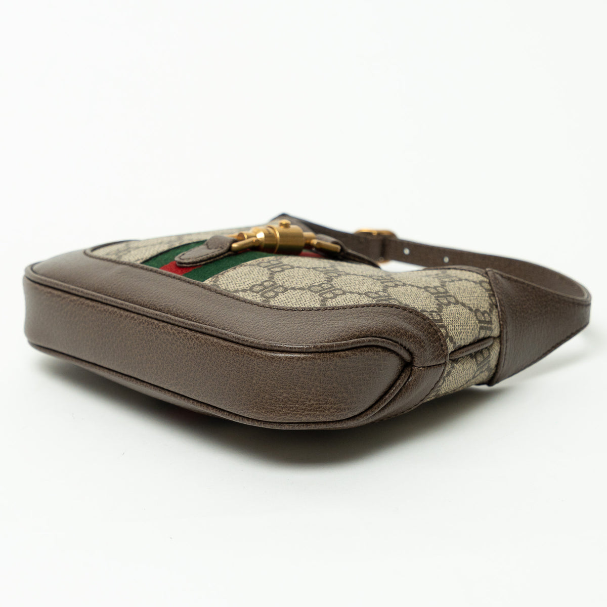 Gucci x Balenciaga BB Supreme Monogram Canvas The Hacker Project Jackie Mini Bag