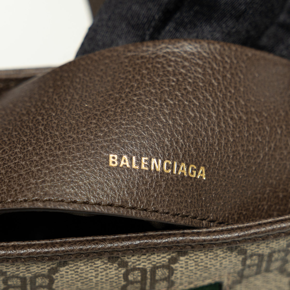 Gucci x Balenciaga BB Supreme Monogram Canvas The Hacker Project Jackie Mini Bag