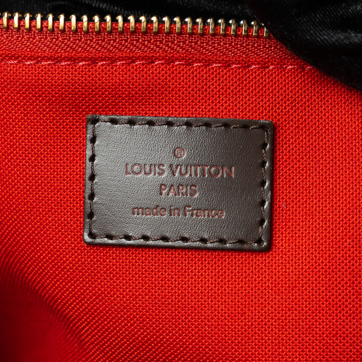 LV Damier Ebene Canvas Cabas Raspberry Tote